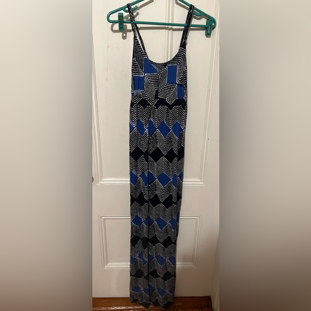 Ann Taylor LOFT maxi dress xl blue